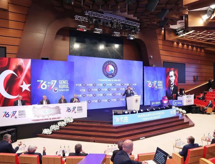 Türkiye Odalar ve Borsalar Birliğinin 76. ve 77. Genel Kurulu Çevrimiçi Olarak Gerçekleştirildi