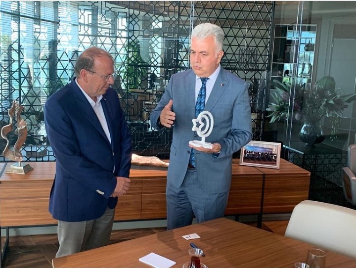  ODAMIZ İLE İLÇEMİZ ZİRAAT ODASI , BURSA TİCARET BORSASI VE TOBB YÖNETİM KURULU ÜYESİ SAYIN ÖZER MATLI İLE BİR ARAYA GELDİ